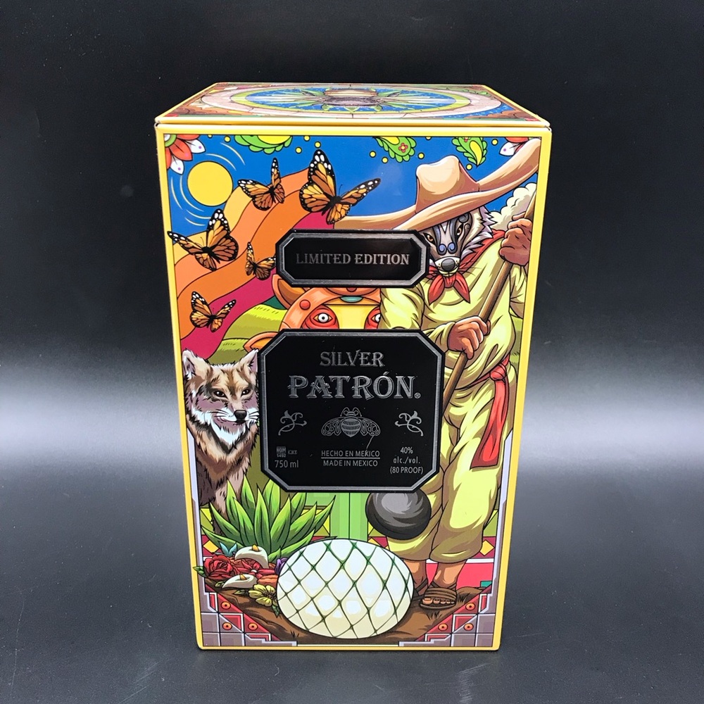 Patron Silver Joeartz Berrelini Limited Edition 2018‎ Tin Box Can Empty.